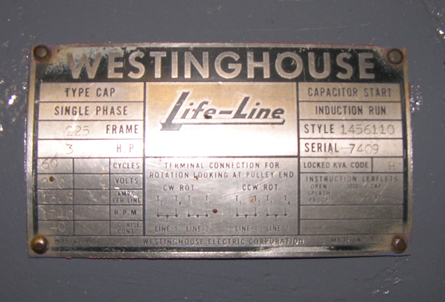 Old Westinghouse Motor Questions - SmokStak 220 440 motor wiring diagram 